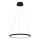 LED Lustra ar auklu HOOP LED/27W/230V d. 50 cm 4000K melna