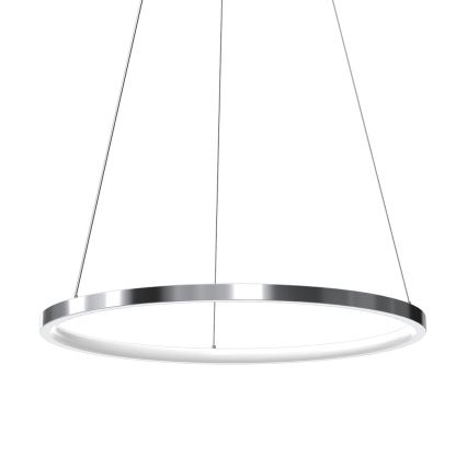 LED Lustra ar auklu HOOP LED/27W/230V d. 50 cm 4000K spīdīgi hromēts