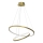 LED Lustra ar auklu HOOP LED/51W/230V d. 60 cm 4000K zelta