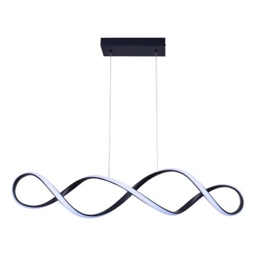 LED Lustra ar auklu INFINITO LED/34W/230V melna