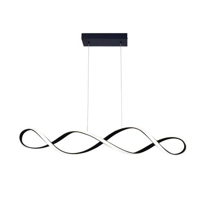 LED Lustra ar auklu INFINITO LED/34W/230V melna
