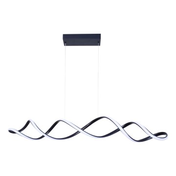 LED Lustra ar auklu INFINITO LED/43W/230V melna