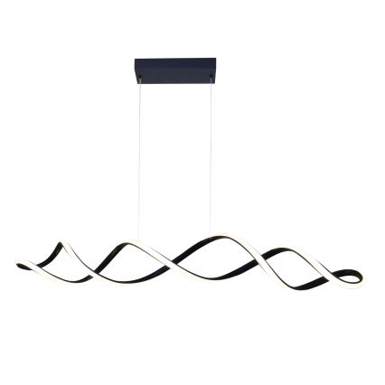 LED Lustra ar auklu INFINITO LED/43W/230V melna