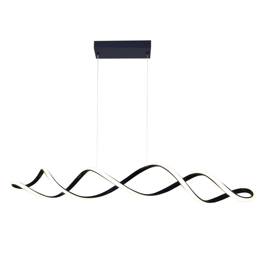 LED Lustra ar auklu INFINITO LED/43W/230V melna