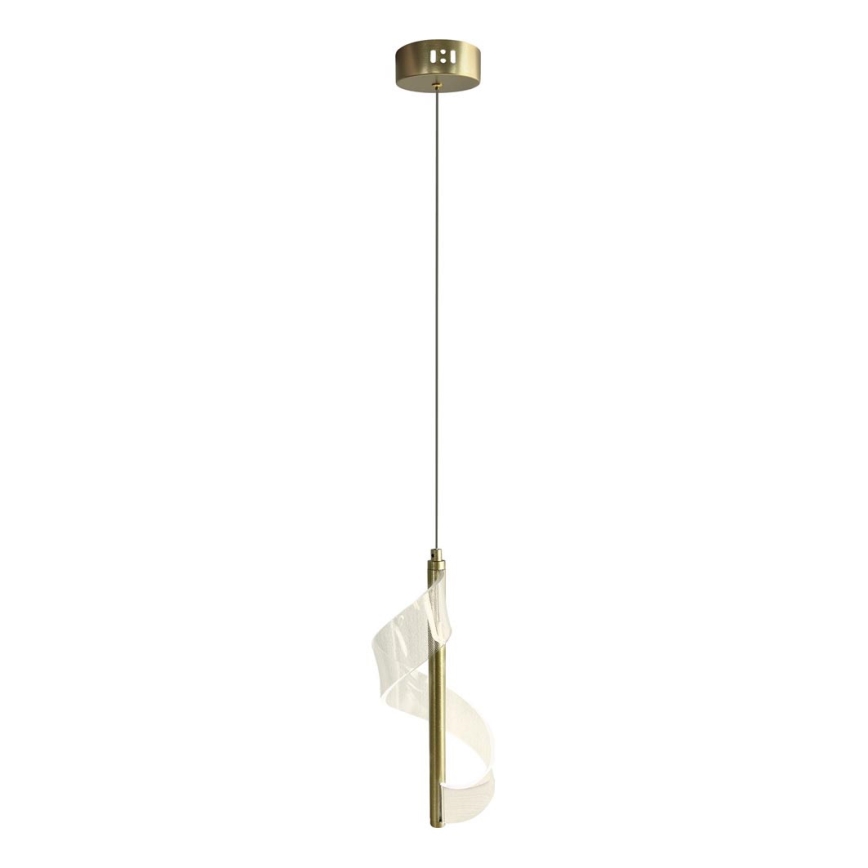 LED Lustra ar auklu LARGO LED/10W/230V zelta