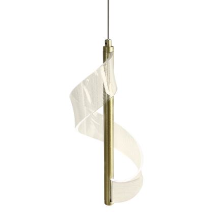 LED Lustra ar auklu LARGO LED/10W/230V zelta