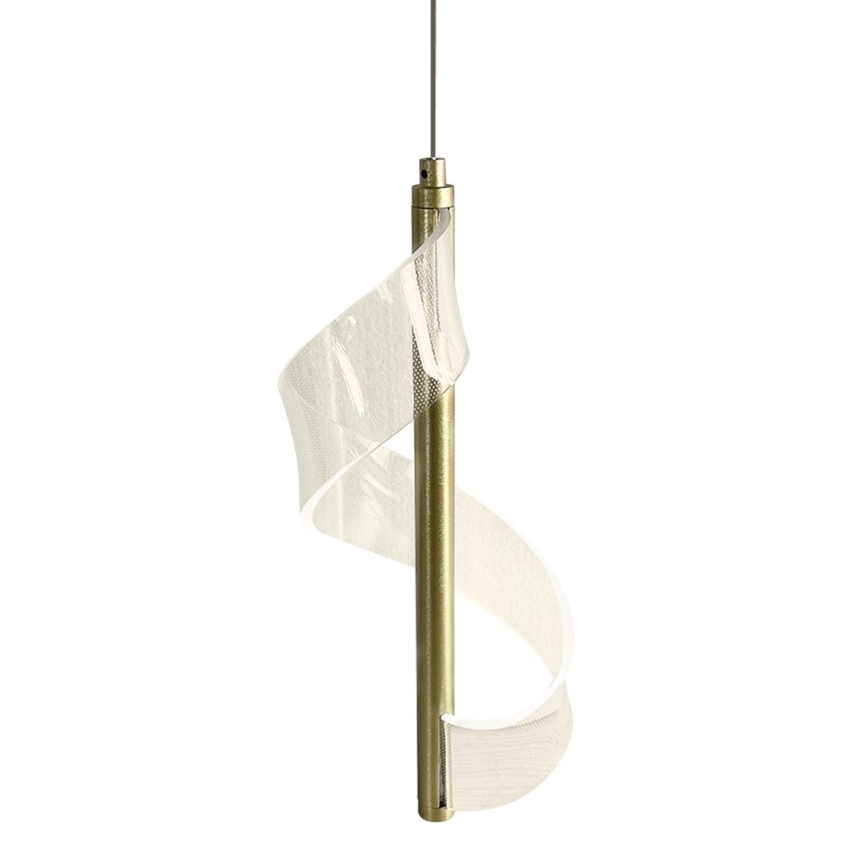LED Lustra ar auklu LARGO LED/10W/230V zelta