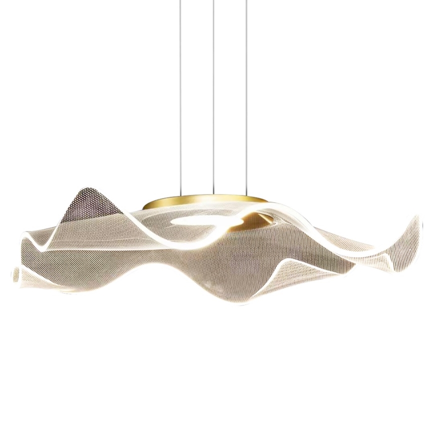 LED Lustra ar auklu LARGO LED/16W/230V zelta