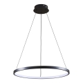 LED Lustra ar auklu LEA LED/20W/230V 4000K d. 50 cm melna