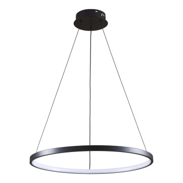 LED Lustra ar auklu LEA LED/20W/230V 4000K d. 50 cm melna