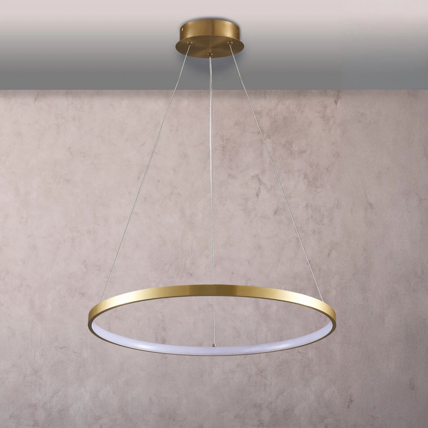 LED Lustra ar auklu LEA LED/20W/230V 4000K d. 50 cm zelta