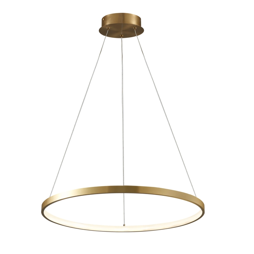 LED Lustra ar auklu LEA LED/20W/230V 4000K d. 50 cm zelta