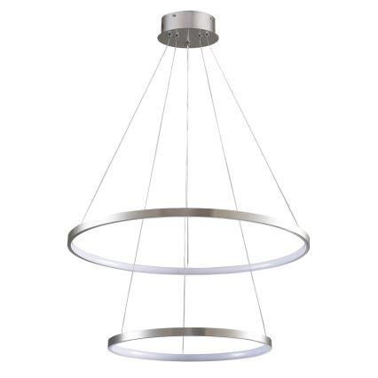 LED Lustra ar auklu LEA LED/35W/230V 4000K d. 60 cm matēts hroms