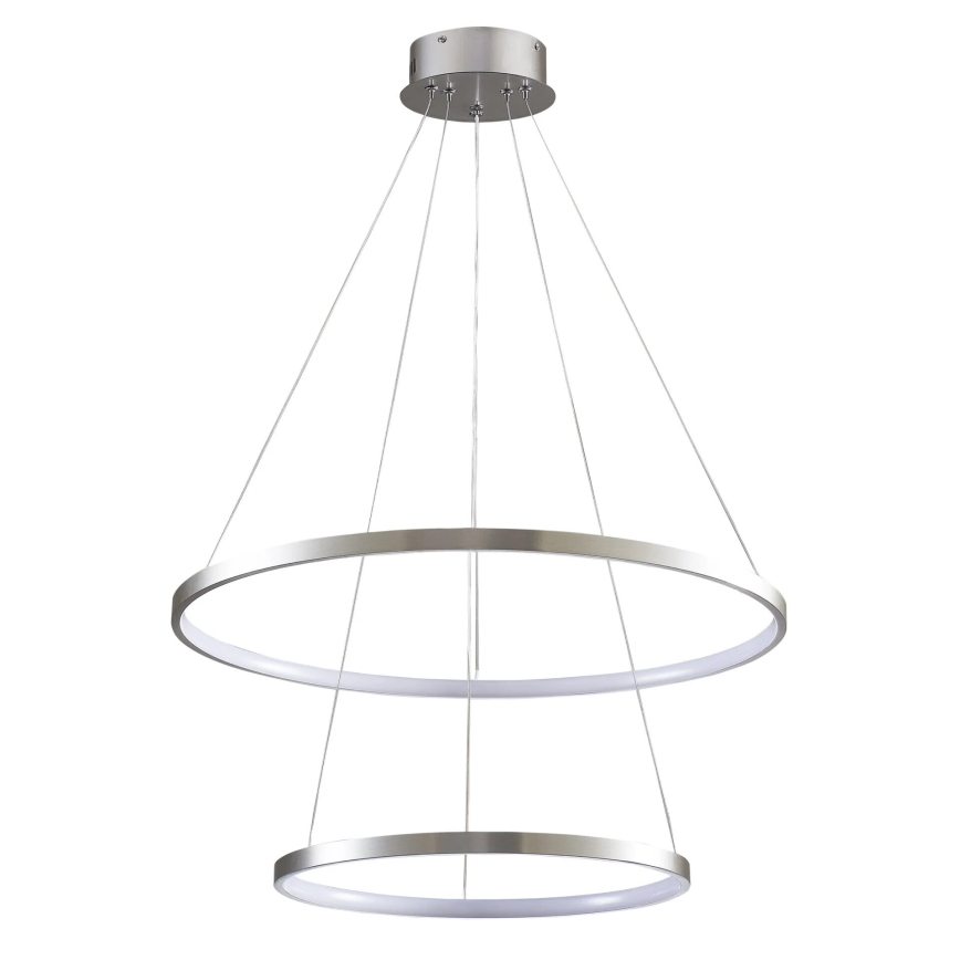 LED Lustra ar auklu LEA LED/35W/230V 4000K d. 60 cm matēts hroms
