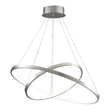 LED Lustra ar auklu LEA LED/35W/230V 4000K d. 60 cm matēts hroms