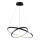 LED Lustra ar auklu LEA LED/35W/230V 4000K d. 60 cm melna