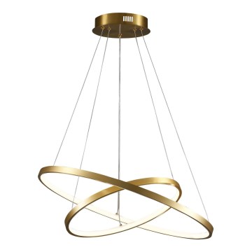 LED Lustra ar auklu LEA LED/35W/230V 4000K d. 60 cm zelta
