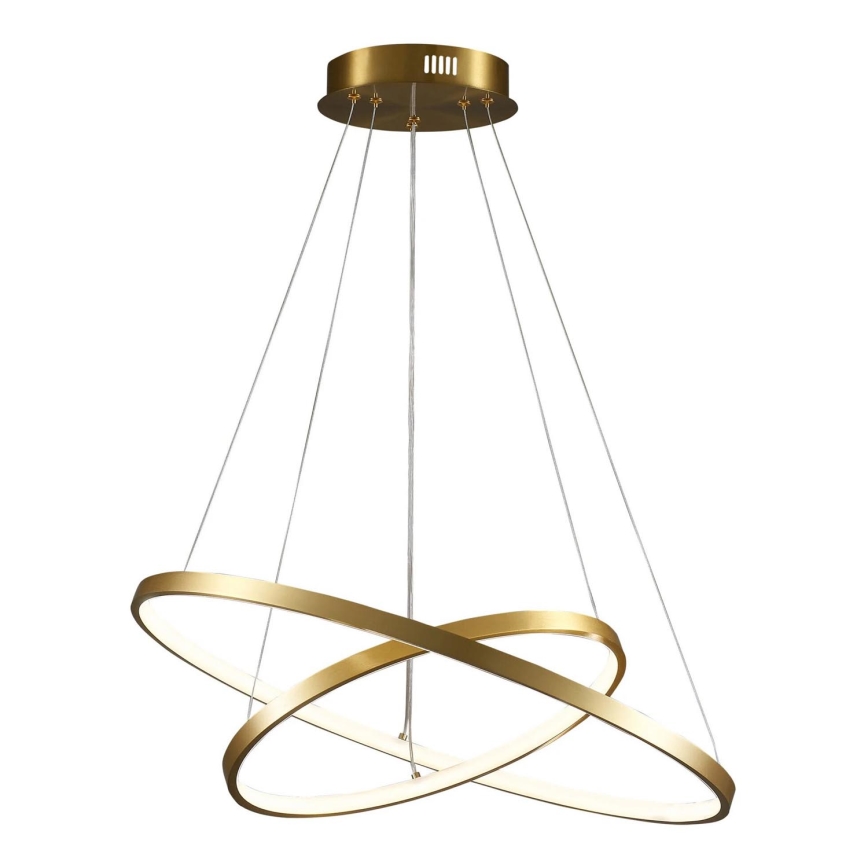 LED Lustra ar auklu LEA LED/35W/230V 4000K d. 60 cm zelta