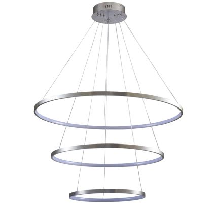 LED Lustra ar auklu LEA LED/60W/230V 4000K d. 80 cm matēts hroms