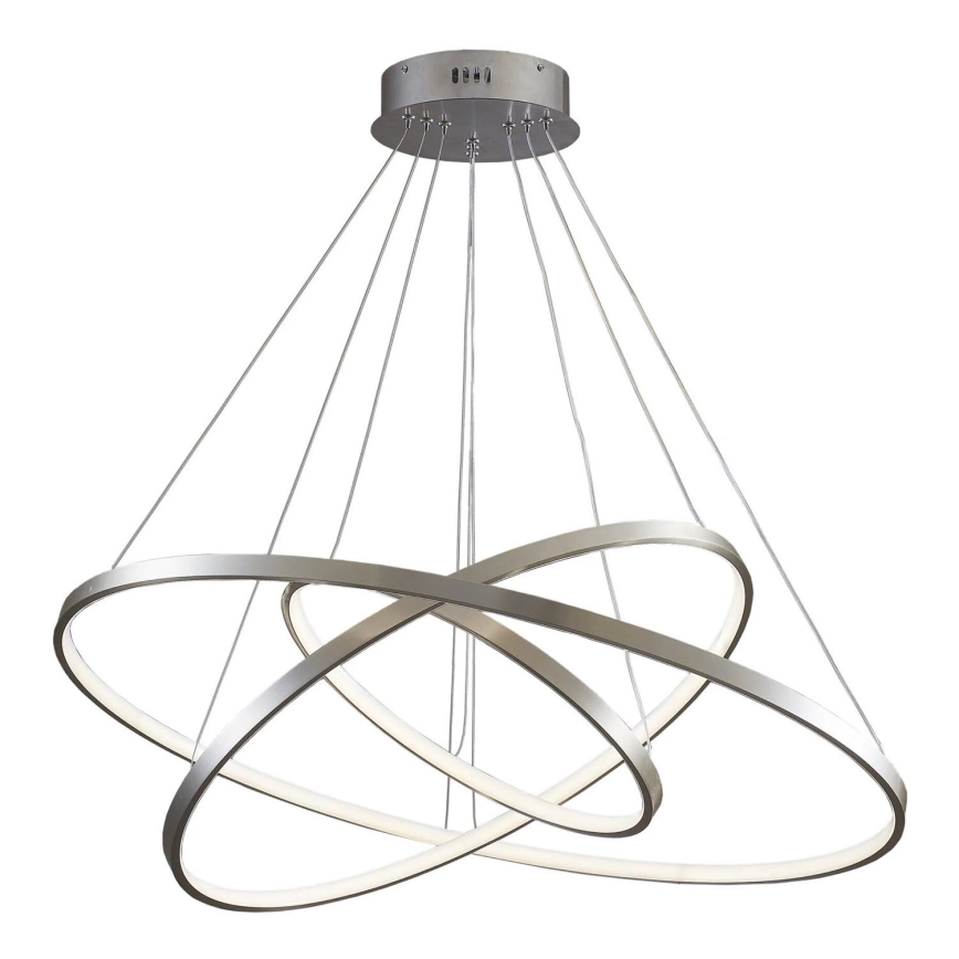 LED Lustra ar auklu LEA LED/60W/230V 4000K d. 80 cm matēts hroms