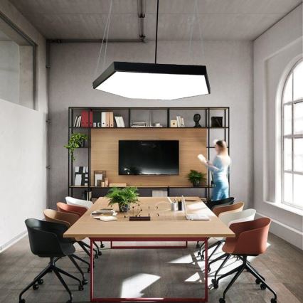 LED Lustra ar auklu LED/100W/230V 4000K d. 100 cm