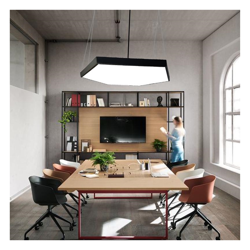 LED Lustra ar auklu LED/100W/230V 4000K d. 100 cm