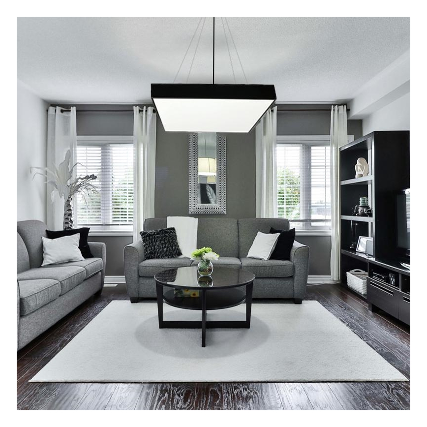 LED Lustra ar auklu LED/110W/230V 4000K 80x80 cm