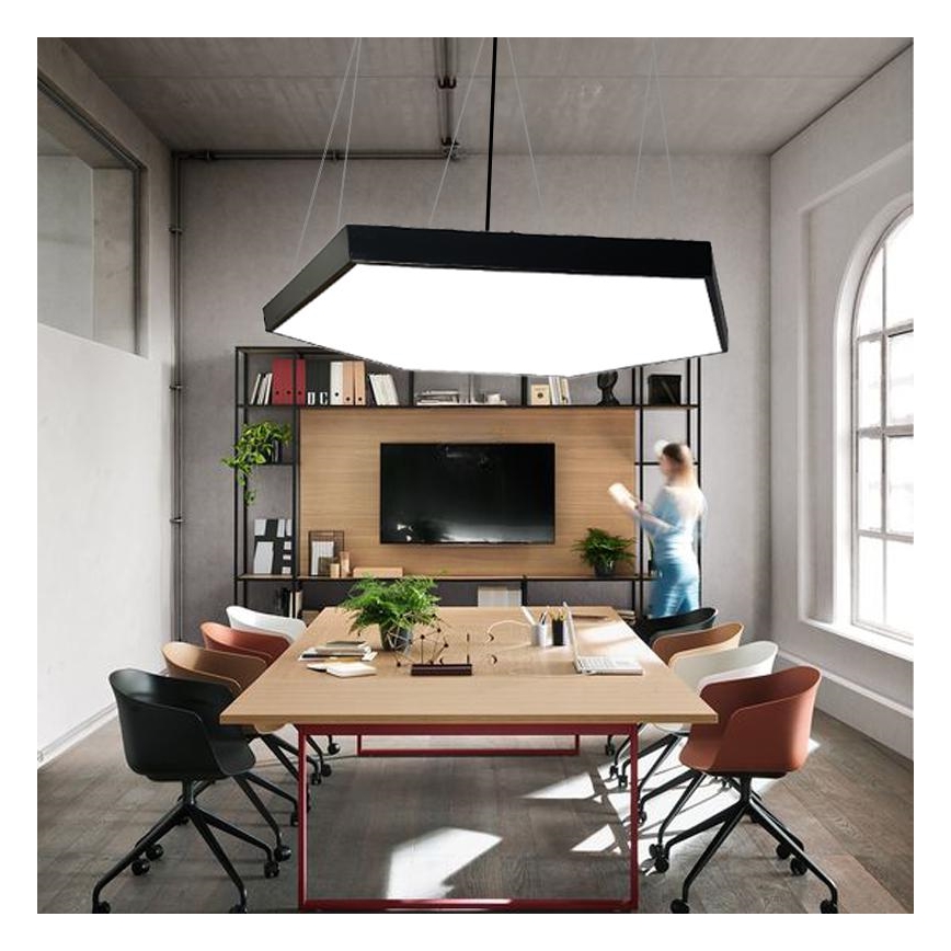 LED Lustra ar auklu LED/120W/230V 4000K d. 120 cm