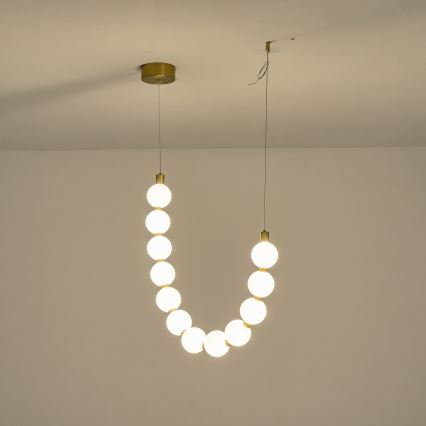 LED Lustra ar auklu LED/12W/230V 3000K