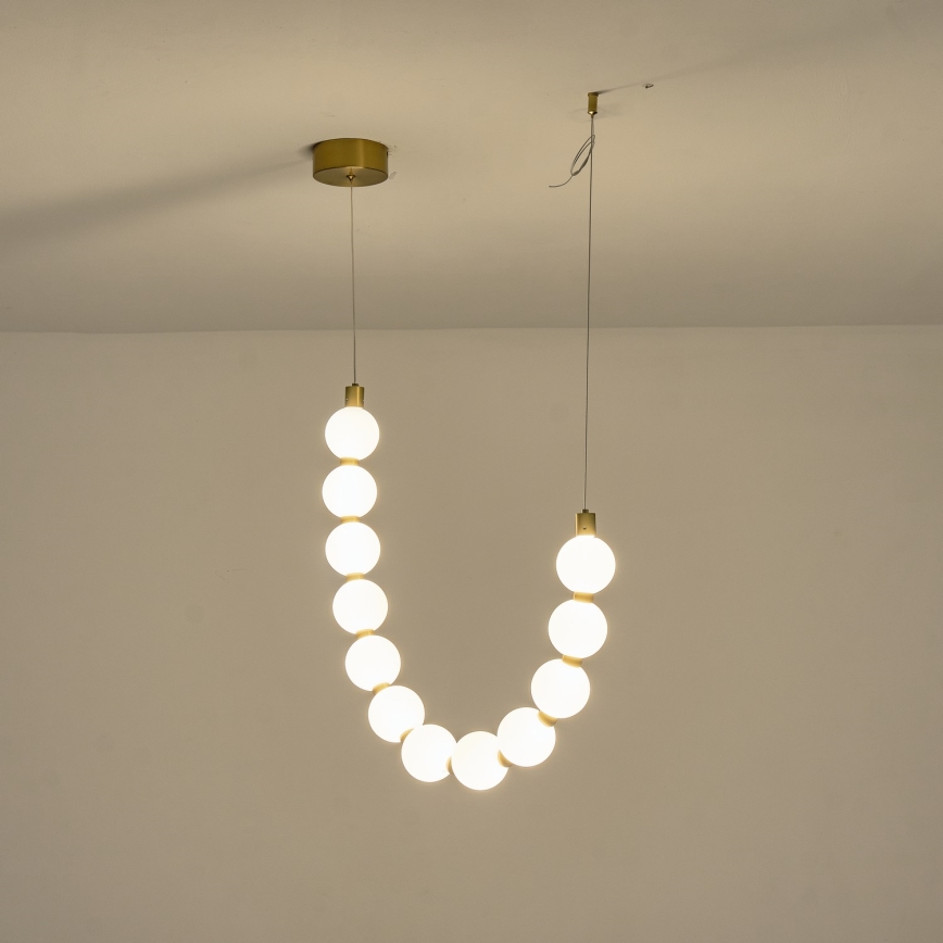 LED Lustra ar auklu LED/12W/230V 3000K