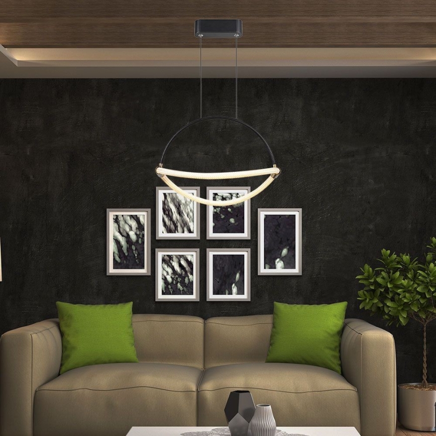 LED Lustra ar auklu LED/12W/230V 4000K d. 40 cm