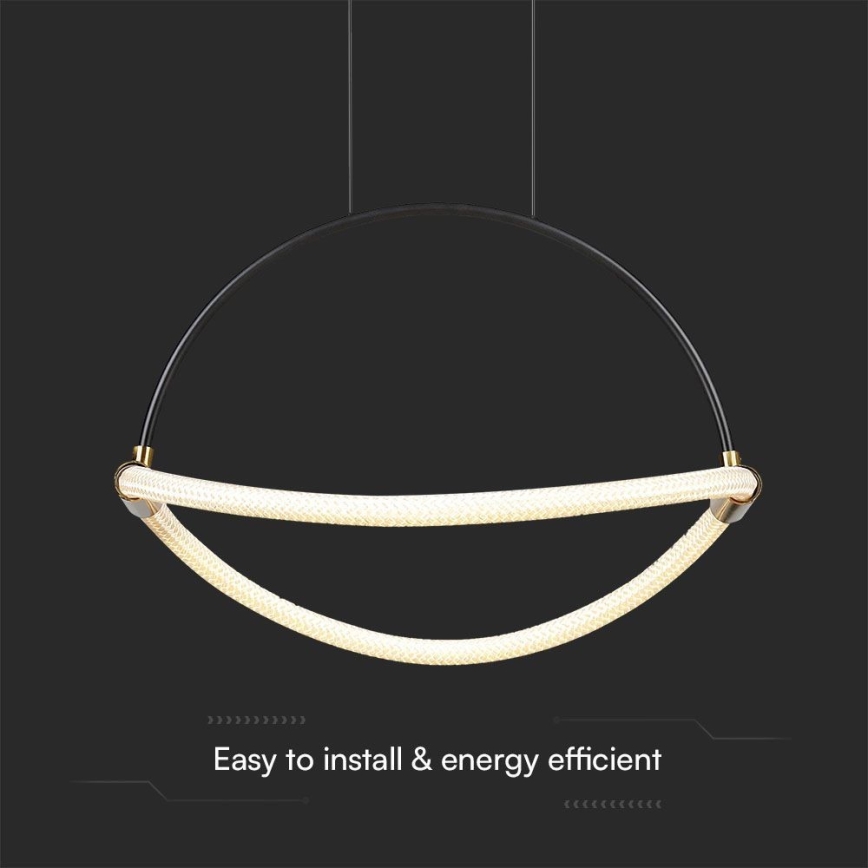 LED Lustra ar auklu LED/12W/230V 4000K d. 40 cm
