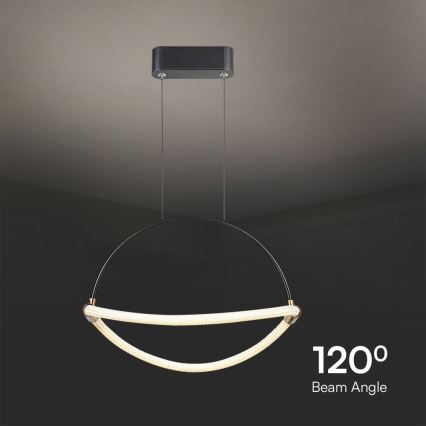 LED Lustra ar auklu LED/12W/230V 4000K d. 40 cm