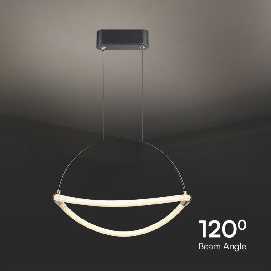 LED Lustra ar auklu LED/12W/230V 4000K d. 40 cm