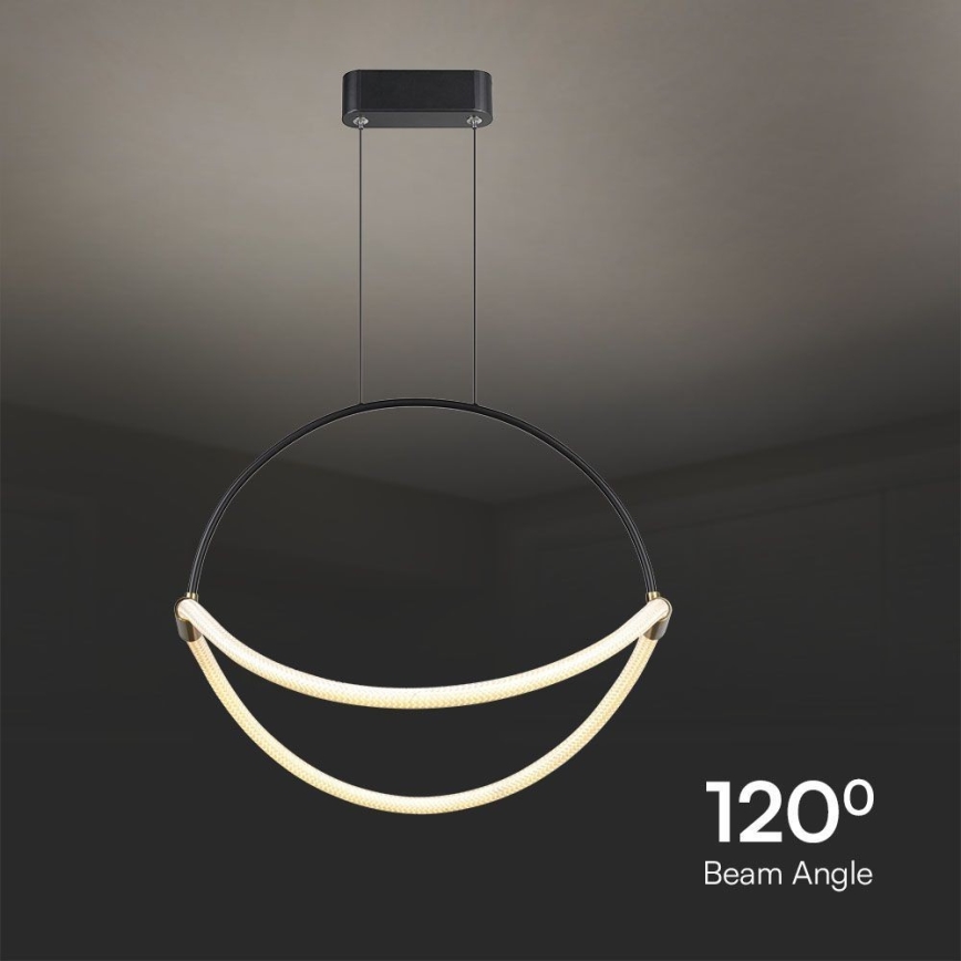 LED Lustra ar auklu LED/16W/230V 3000K d. 50 cm