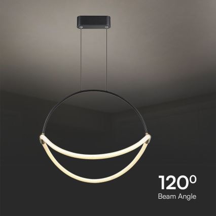 LED Lustra ar auklu LED/16W/230V 4000K d. 50 cm