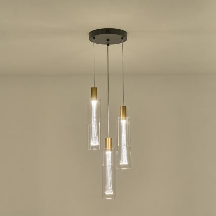 LED Lustra ar auklu LED/21W/230V 3000K