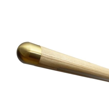 LED Lustra ar auklu LED/22W/230V 4000K 120 cm oša/masīvkoks