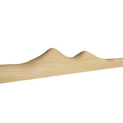 LED Lustra ar auklu LED/22W/230V 4000K 120 cm oša/masīvkoks