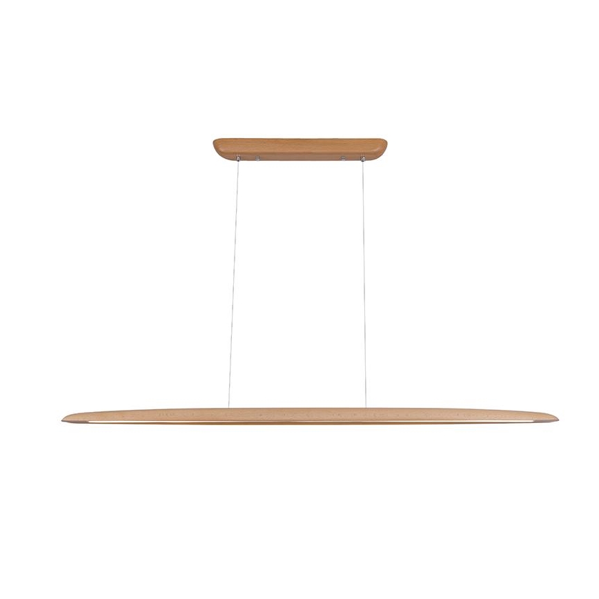 LED Lustra ar auklu LED/22W/230V 4000K 130 cm dižskābardis/masīvkoks