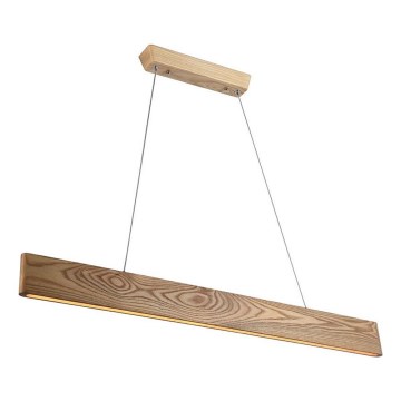LED Lustra ar auklu LED/24W/230V 3000K brūna