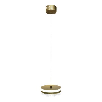 LED Lustra ar auklu LED/25W/230V d. 20 cm zelta