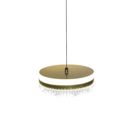 LED Lustra ar auklu LED/25W/230V d. 20 cm zelta