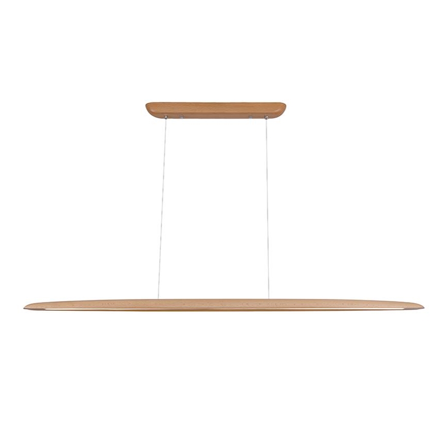LED Lustra ar auklu LED/26W/230V 4000K 150 cm dižskābardis/masīvkoks