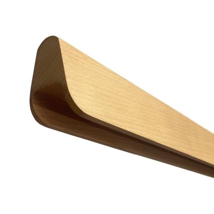 LED Lustra ar auklu LED/26W/230V 4000K 150 cm dižskābardis/masīvkoks