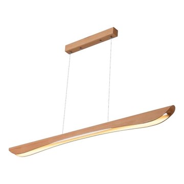 LED Lustra ar auklu LED/26W/230V 4000K 150 cm dižskābardis/masīvkoks