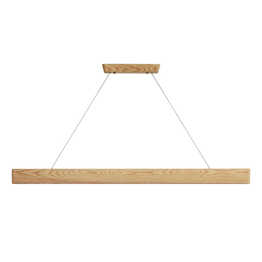 LED Lustra ar auklu LED/26W/230V 4000K 150 cm oša/masīvkoks
