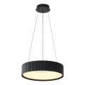 LED Lustra ar auklu LED/30W/230V 3000K melna