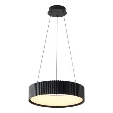 LED Lustra ar auklu LED/30W/230V 3000K melna