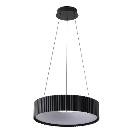 LED Lustra ar auklu LED/30W/230V 3000K melna